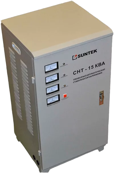 Трехфазный стабилизатор Suntek СНТ-15000-ЭМ