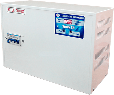 Стабилизатор напряжения Элтех СН 8000 эко Стабилизатор напряжения Элтех СН 8000 эко