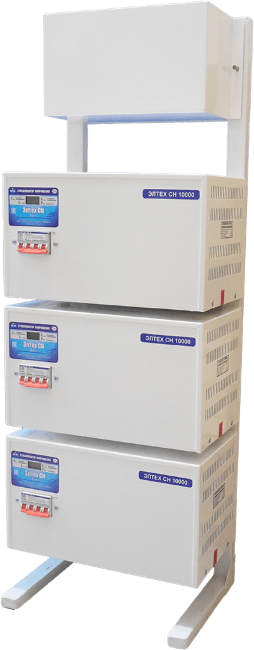 Трехфазный стабилизатор Элтех СН 10000*3 бриз Трехфазный стабилизатор Элтех СН 10000*3 бриз